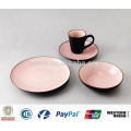 Crackle Glaze Dinnerware Conjunto de Louça de Louça 16pc